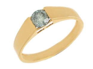 Ring Solitär 14kt Gelbgold Diamant 0,45ct 2,1g