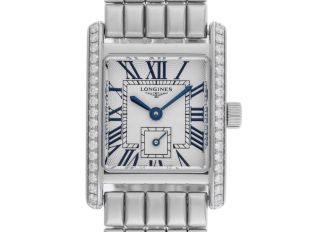 Longines Mini Dolcevita Lady Diamanten Ref.L5.200.0.71.6 2024 Full Set Ungetragen