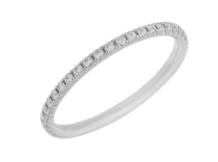 Tiffany & Co. Ring Memory 950 Platin 1,4g Diamanten 0,20ct mit Box