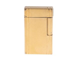 S.T. Dupont Feuerzeug Gelbgold Box&Beschreibung