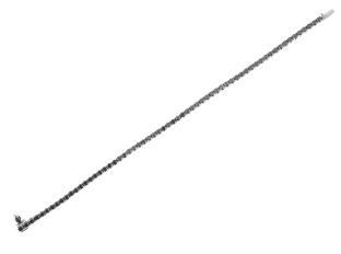 Armband Tennis 18kt Weißgold 11,8g Diamanten 3,20ct