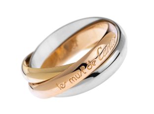 Cartier Ring Trinity 18kt Rosé/Weiß/Gelbgold 8,2g mit Box