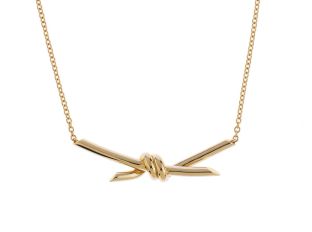 Tiffany & Co. Halskette Knoten 18kt Gelbgold 8,4g 440mm mit Box