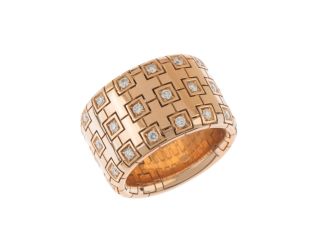 Ring 750 Roségold 20,1g Brillanten 0,99ct Handarbeit