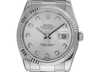 Rolex Datejust Diamanten Ref.116234 2011 Full Set sehr gut Vintage
