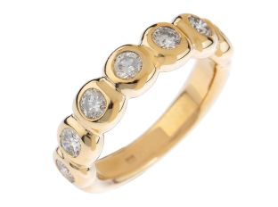 Ring Memory 14kt Gelbgold 6,6g Diamanten 0,70ct 