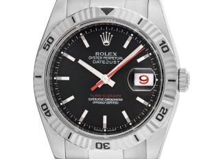 Rolex Datejust Turn-O-Graph Red Date Ref.116264 2012 Full Set sehr gut Vintage 