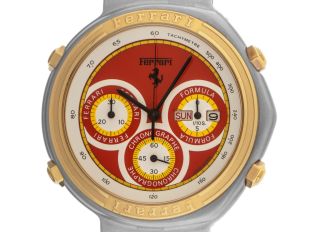 Ferrari Formula Day-Date Chronograph Ref.2660 Bj.1993 Full Set original Vintage Unpoliert