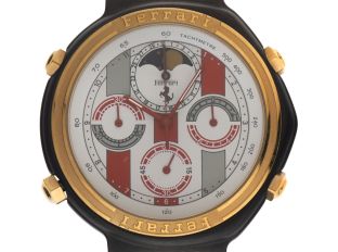 Ferrari Formula Chronograph Mondphase Ref.2639 Bj.1998 Full Set original Vintage Unpoliert