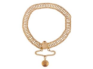 Armband 916 Gelbgold 14,4g 175mm Handarbeit