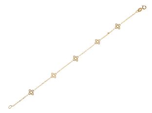 Palido Armband 14kt Gelbgold 180mm