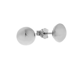 Palido Ohrstecker Kreis 14kt Weißgold 1,4g 7,3mm