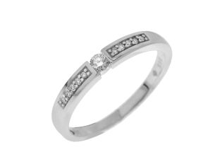 Palido Ring 14kt Weißgold 2,2g Diamanten 0,12ct 