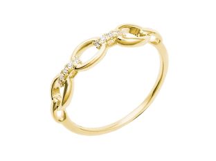Palido Ring 14kt Gelbgold1,37g Diamanten 0,05ct