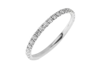 Ring Memory 18kt Weißgold 1,1g Diamanten 0,63ct