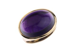 Ring 18kt Gelbgold 13,6g Amethyst 