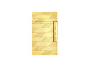 S.T. Dupont Feuerzeug Le Grand Cling Monogram 1872 Gelbgold Ref.C23178