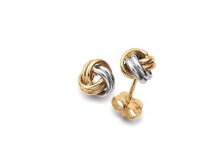 Palido Ohrstecker 14kt Gelb/Weißgold 1,3g