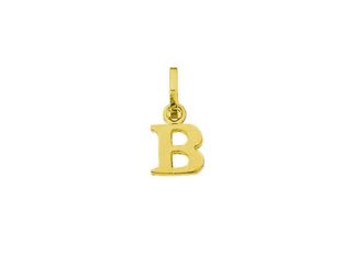 Palido Anhänger Buchstabe "B" 14kt Gelbgold 0,2g 6,0mm