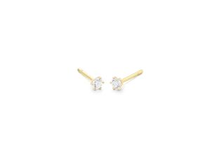 Ohrstecker Solitär 18kt Gelbgold 1,6g Diamanten 0,80ct
