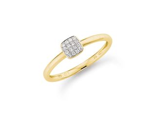 Palido Ring 14kt Gelb/Weißgold 1,8g Diamanten 0,08ct