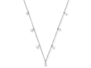 Palido Halskette 18kt Weißgold 2,8g Diamanten 0,30ct