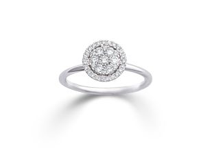 Palido Ring 18kt Weißgold 2,4g Diamanten 0,41ct